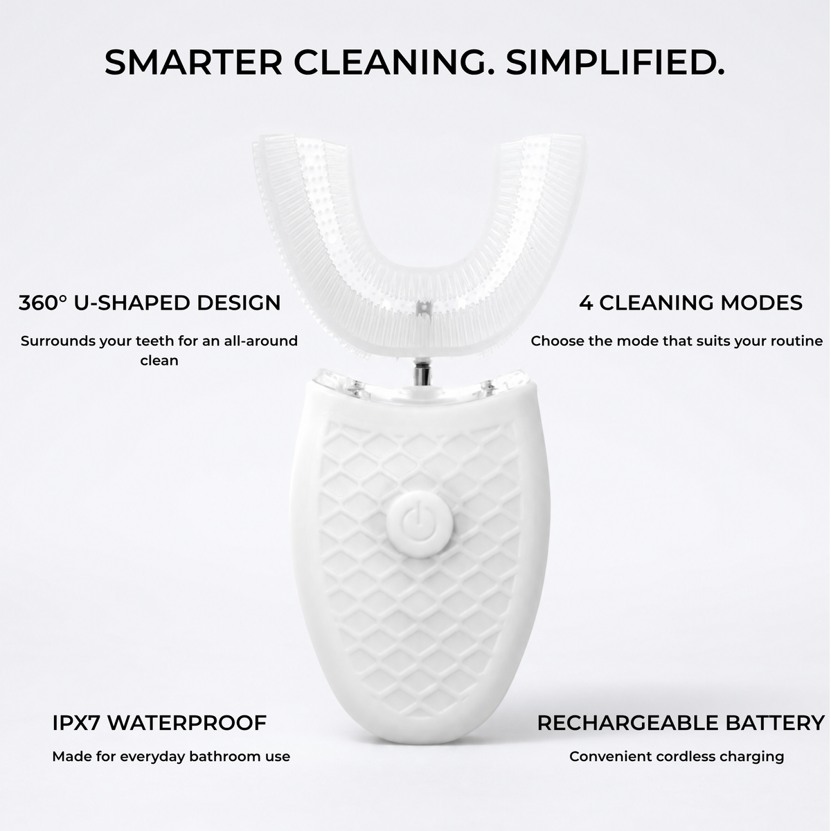 360° U-Shaped Sonic Electric Toothbrush